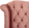 AYETTE - Tweepersoonsbed - Roze - 160 x 200 cm - Fluweel