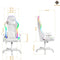 Deltaco GAM-080-W - Gaming chair - RGB-verlichting 332 standen - Kunstleer