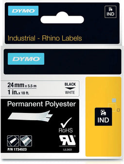 Dymo 1734523 - Printerlabel - Thermische overdracht - Zwart op wit