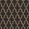 DUTCH WALLCOVERINGS Behang Geometric zwart en goudkleurig