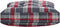 vidaXL - Palletkussens - 2 - st - stof - ruitpatroon - rood