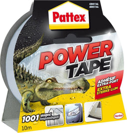 Pattex Power Tape 10 m Transparant | Ducttape Waterdicht | Extreem sterk & Premium Grip.