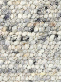 MOMO Rugs Bellano 37 Vloerkleed - 170x240 - Rechthoek - Laagpolig,Structuur Tapijt - Industrieel - Grijs, Zwart