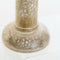 Kroonkandelaar DKD Home Decor Wit Bruin Metaal Plastic Mangohout Gebloemd Indiaas 12,5 x 12,5 x 31 cm