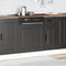 vidaXL - Vaatwaspaneel - Kalmar - 60x1,5x67 - cm - bewerkt - hout - zwart