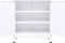 vidaXL - Opbergkast - industrieel - 90x40x100 - cm - staal - wit