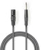 Nedis COTH15100GY50 - XLR-naar-6.35mm audiokabel - 500cm - Grijs