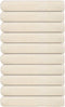 vidaXL - Handdoeken - 10 - st - 100x200 - cm - 360 - g/m² - 100% - katoen - crèmekleurig