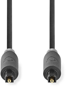 Nedis CABW25000AT50 - Optische digitale kabel S/PDIF - 500 cm - Grijs