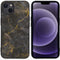 iPhone 13 Hoesje Siliconen - iMoshion Design hoesje - Zwart / Black Marble