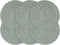 vidaXL - Placemats - 6 - st - rond - 38 - cm - jute - olijfgroen