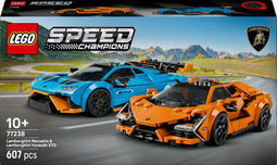 LEGO® Speed Champions Lamborghini Revuelto en Huracán STO - Modelset met 2 raceauto's - 607 onderdelen (2 stuks)