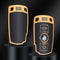 Autosleutel hoesje - TPU Sleutelhoesje - Sleutelcover - Autosleutelhoes - Geschikt voor BMW - goud - E4 - BMW 1- serie, BMW 2- serie, BMW 3- serie, BMW 4- serie, BMW 5- serie, BMW 6- serie, BMW 7- serie, BMW 8- serie BMW X1, BMW X2, BMW X3, BMW X4,
