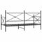 vidaXL - Slaapbank - zonder - matras - 75x190 - cm - staal - zwart