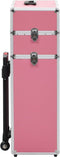 vidaXL - Make-up - trolley - aluminium - roze