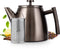 Vaja® Theepot Juliette - Dubbelwandig - 1 Liter - RVS met Filter - Gun Metal