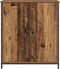 vidaXL - Sideboard - Oud - Hout - 70x30x80 - cm - Houtcomposiet - en - Staal