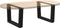 vidaXL - Eettafelpoten - 2 - st - V-vormig - 50x(30-31,3) - cm - staal - zwart