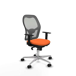 Piqueras y Crespo 1D086N0 - Bureaustoel - Hoogteverstelbaar met armleuning - Oranje