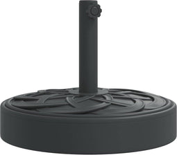vidaXL - Parasolvoet - voor - stokken - van - Ø38 - / - 48 - mm - 25 - kg - rond