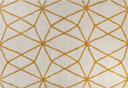 MARAND - Modern vloerkleed - Wit - 160 x 230 cm - Katoen