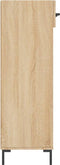 vidaXL - Schoenenkast - 60x35x105 - cm - bewerkt - hout - sonoma - eikenkleurig