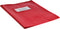 Bronyl schriftomslag ft 16,5 x 21 cm (schrift), rood 10 stuks