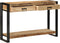 vidaXL - Console - Tafel - 120x33x75 - cm - Massief - Ruw - Mangohout