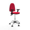 Piqueras y Crespo B2D05RN - Bureaustoel - Hoogteverstelbaar met armleuning - Rood