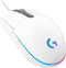 Logitech G203 Lightsync - Bedrade Gaming Muis - 8000dpi - Wit