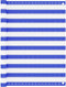 vidaXL - Balkonscherm - 120x300 - cm - HDPE - blauw - en - wit