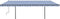 vidaXL - Luifel - automatisch - met - LED - en - windsensor - 6x3,5 - m - blauw - en - wit
