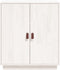 vidaXL - Dressoir - 65,5x40x75 - cm - massief - grenenhout - wit
