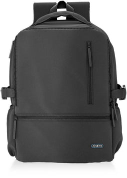 AISENS ASBG-BP086-BK laptoptas 39,6 cm (15.6") Rugzak Zwart