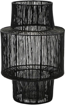 Lantaarn Tabia zwart 35cm