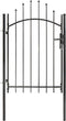 vidaXL - Poort - 1x2 - m - staal - zwart