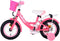 Volare Ashley Kinderfiets - Meisjes - 12 inch - Roze/Rood - Twee handremmen