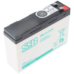 SSB12-4.5 Pb 12V 4.5Ah lead-acid battery, as replacement for Panasonic UP-RW1220P1, UP-VW1220P1, wit