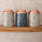 Laura Ashley Storage Collectables Bewaarblik rond - Voorraadpot - 12x18 cm - Daniela Rood