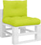vidaXL - Palletkussens - 2 - st - stof - heldergroen