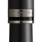 Waterman Expert-vulpen | Metallic zwarte lak met ruthenium rand | Medium PVD-gecoate | roestvrijstalen penpunt | Blauwe inkt | Met cadeauverpakking