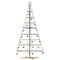 Kerst Cone Boom met standaard Zwart 210 cm Staal