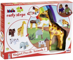 KLEIN 0065 - Magnetische dierenpuzzel - 4 grote dieren - Veelkleurig (16 stukjes)