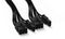 be quiet! CP-6620 - PCIe stroomkabel 2x 8-pins - 0.60 m - Zwart
