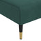 vidaXL - Chaise - longue - fluweel - donkergroen