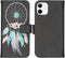 iMoshion Hoesje Geschikt voor iPhone 12 Mini Hoesje Met Pasjeshouder - iMoshion Design Softcase Bookcase - Zwart / Meerkleurig / Dreamcatcher