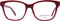 Gant GA4147 54067 bril zonder sterke - Dames - Rood
