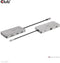 Club 3D CSV-1594 - USB Gen1 Type-C 9-in-1 hub - HDMI VGA 2x USB Gen1 Type-A RJ45 SD/Micro SD - Zilver