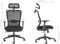 Bureaustoel comfort - kantoorstoel - ergonomisch verstelbaar - mesh stof - zwart