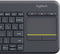Logitech K400 Plus - Draadloos Toetsenbord - Spaans - Zwart